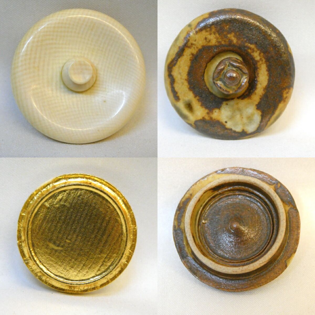 □拳□ 茶道具 韓国人間国宝 李殷九 高麗柿天目茶入 煎茶道具 共箱