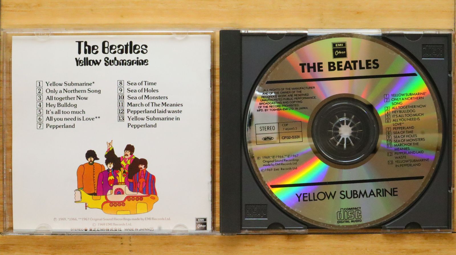 国内盤CD☆ビートルズ/THE BEATLES□ イエロー・サブマリン 【CP325331 