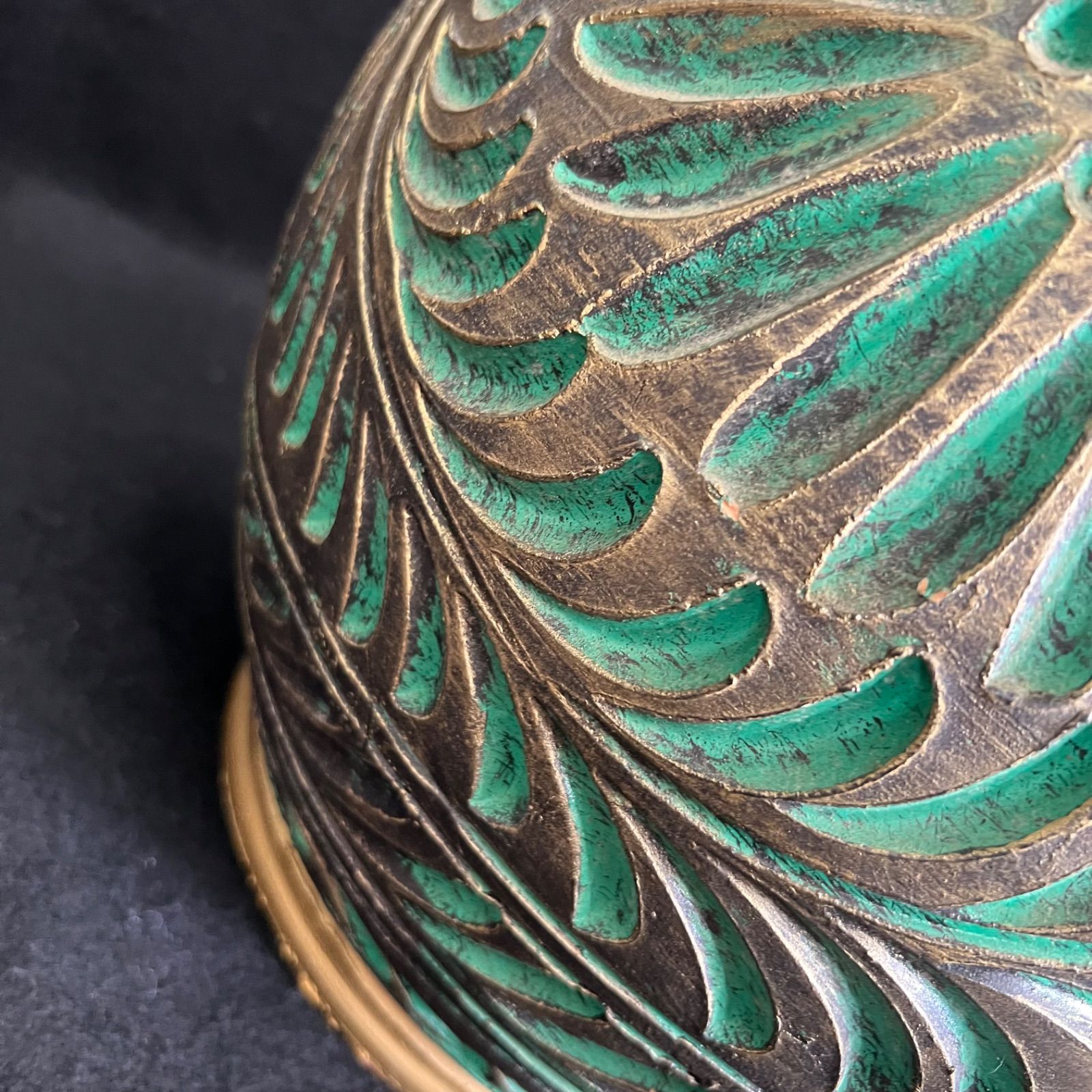 高さ45cm グリーン×ゴールドF25092612