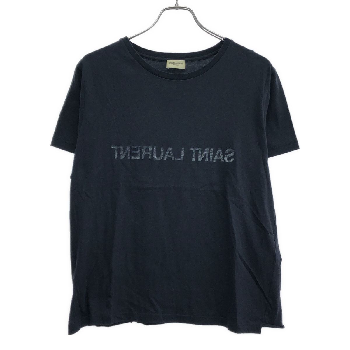 SAINT LAURENT PARIS サンローラン パリ 23SS リバースロゴTシャツ 