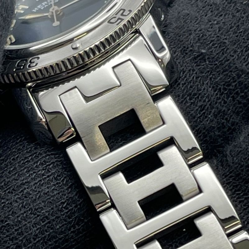 エルメス HERMES クリッパー ダイバー CL5.210 ブルー SS