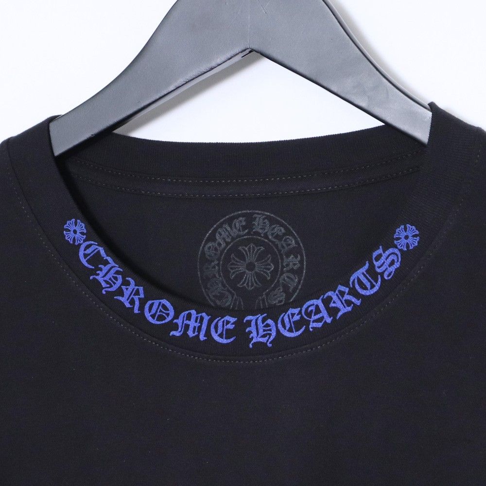 未使用 CHROME HEARTS 1988 ロングスリーブネックロゴTシャツ Lサイズ