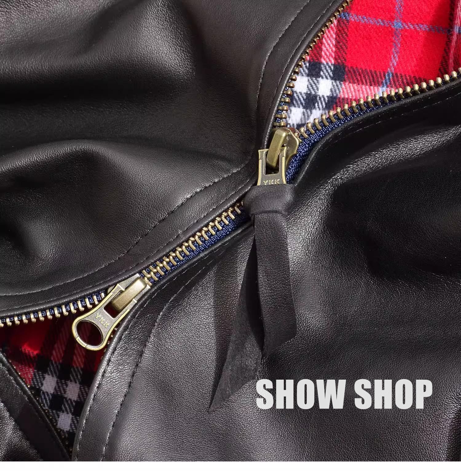 新入荷軽量 最上級ラムスキン シングルライダース ブルゾン 羊革革  