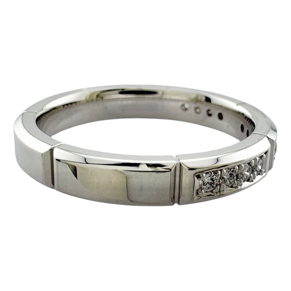 K18WG リング ダイヤ付き 10号 4.8g ホワイトゴールド 店舗受取可 リング K18 18金 WG ホワイトゴールド 指輪 10号 ダイヤ 0.06 総重量約2.6g K18 カラーゴールドリング〕K18 リング  ライトイエローゴールド (幅約2.2mm) ダイヤモンド1石 | 高品質 金・プラチナ