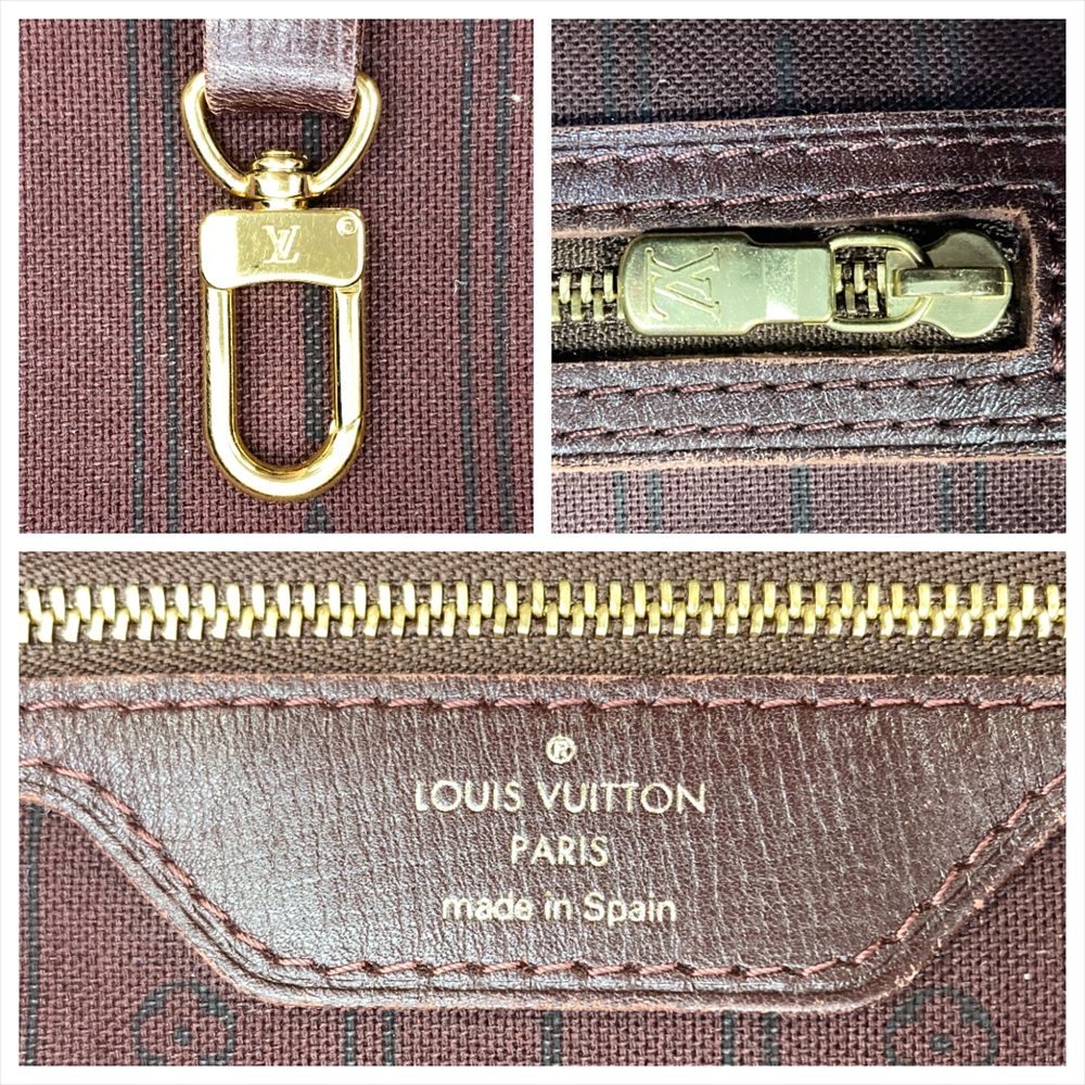 ルイヴィトン LOUIS VUITTON イディール ネヴァーフルMM セピア