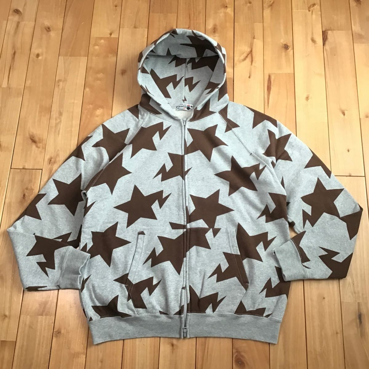 ☆パイレーツストア限定☆ スター ジップ パーカー Lサイズ a bathing ape BAPE STA zip hoodie エイプ ベイプ  アベイシングエイプ STAR - メルカリ