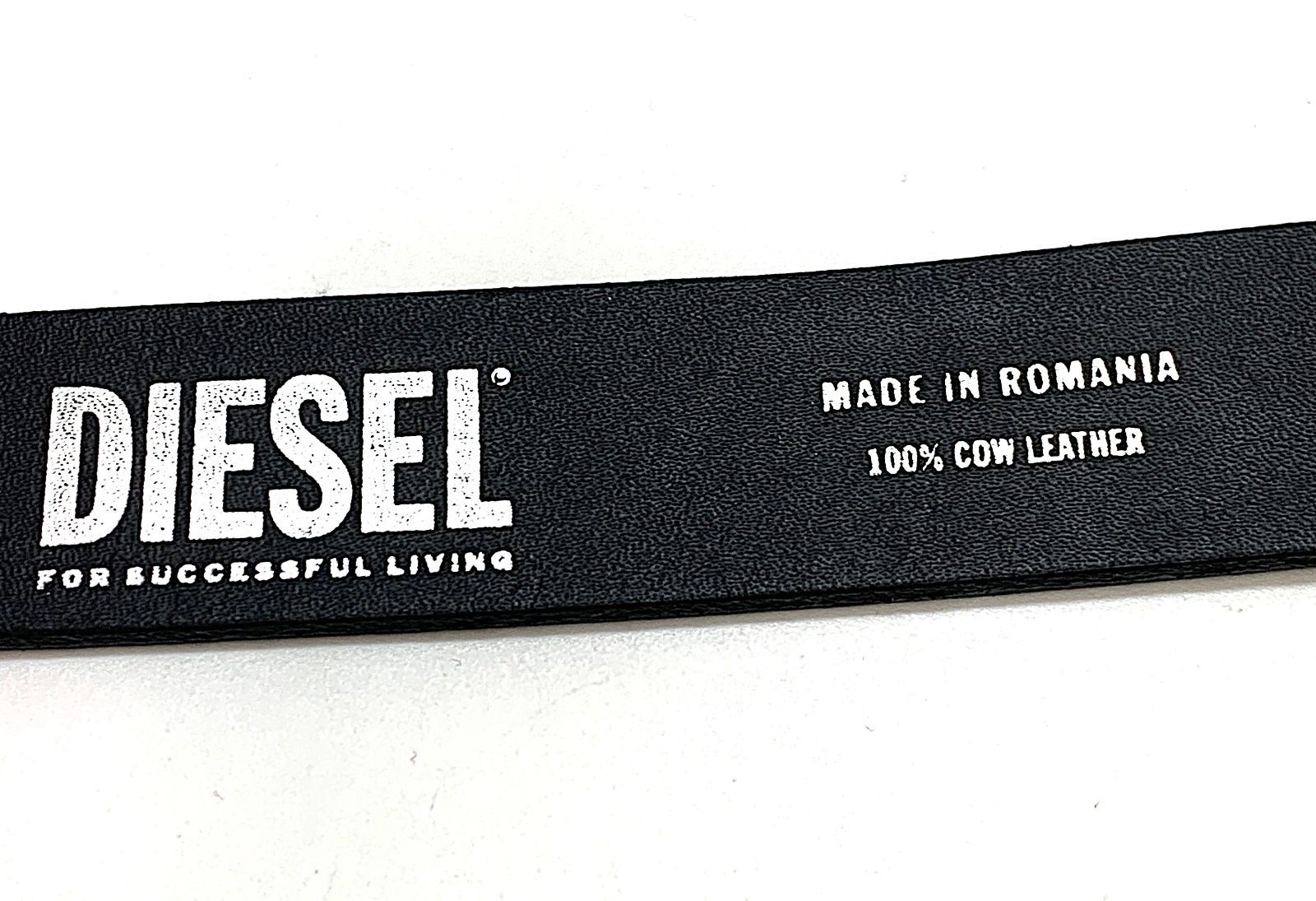 DIESEL 70/28 B-1DR 25 Dロゴバックルベルト　ブラック B-1DR 25 カウレザーベルト｜ブラック｜ウィメンズ｜DIESEL