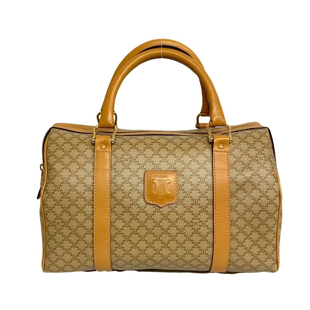 極 美品 CELINE セリーヌ ヴィンテージ マカダム ブラゾン トリオンフ