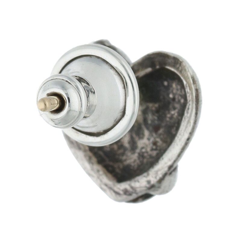 Chrome Heart クロムハーツ SV925 K14 ハートスタッドピアス クロムハーツ ハートスタッドピアス シルバー Chrome Heart