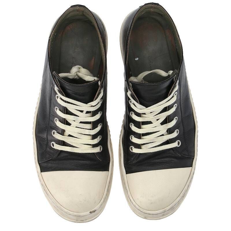 欠品カラー再入荷！ Rick RAMONES Owens SNEAKERS ラモーンズ レザー ...