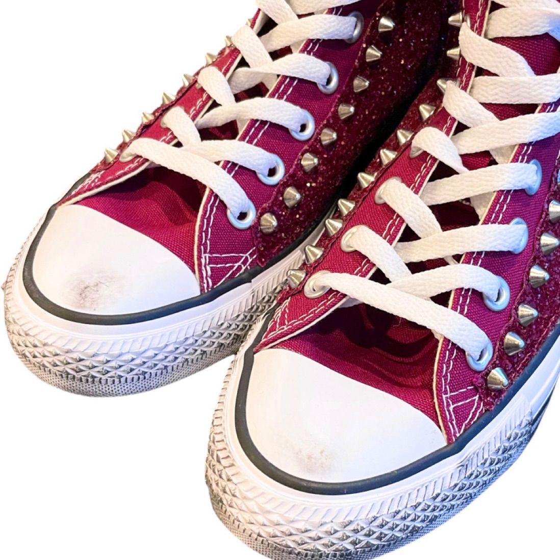 【展示品】 コンバース ハイカットスニーカー スタッズ グリッター メンズ 靴 展示品】 CONVERSE コンバース ハイカットスニーカー スタッズ