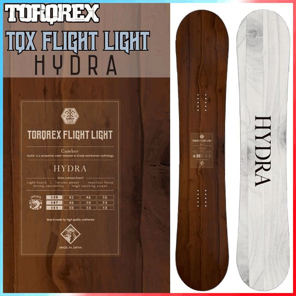 23-24 TORQREX / トルクレックス フライト ライト HYDRA ハイドラ メンズ レディース スノーボード グラトリ 板 2024 型落ち @超メルカリ市