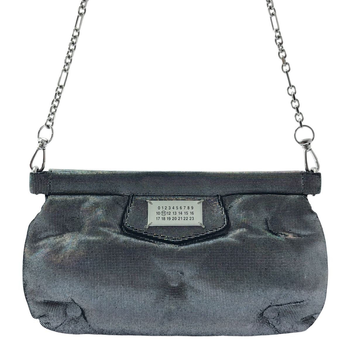 Maison Margiela / メゾンマルジェラ | 2019AW | GLAM SLAM グラムスラム メタリック レザー 2WAY ショルダーバッグ | シルバー | レディース Maison Margiela / メゾンマルジェラ | 2019AW | GLAM SLAM グラム