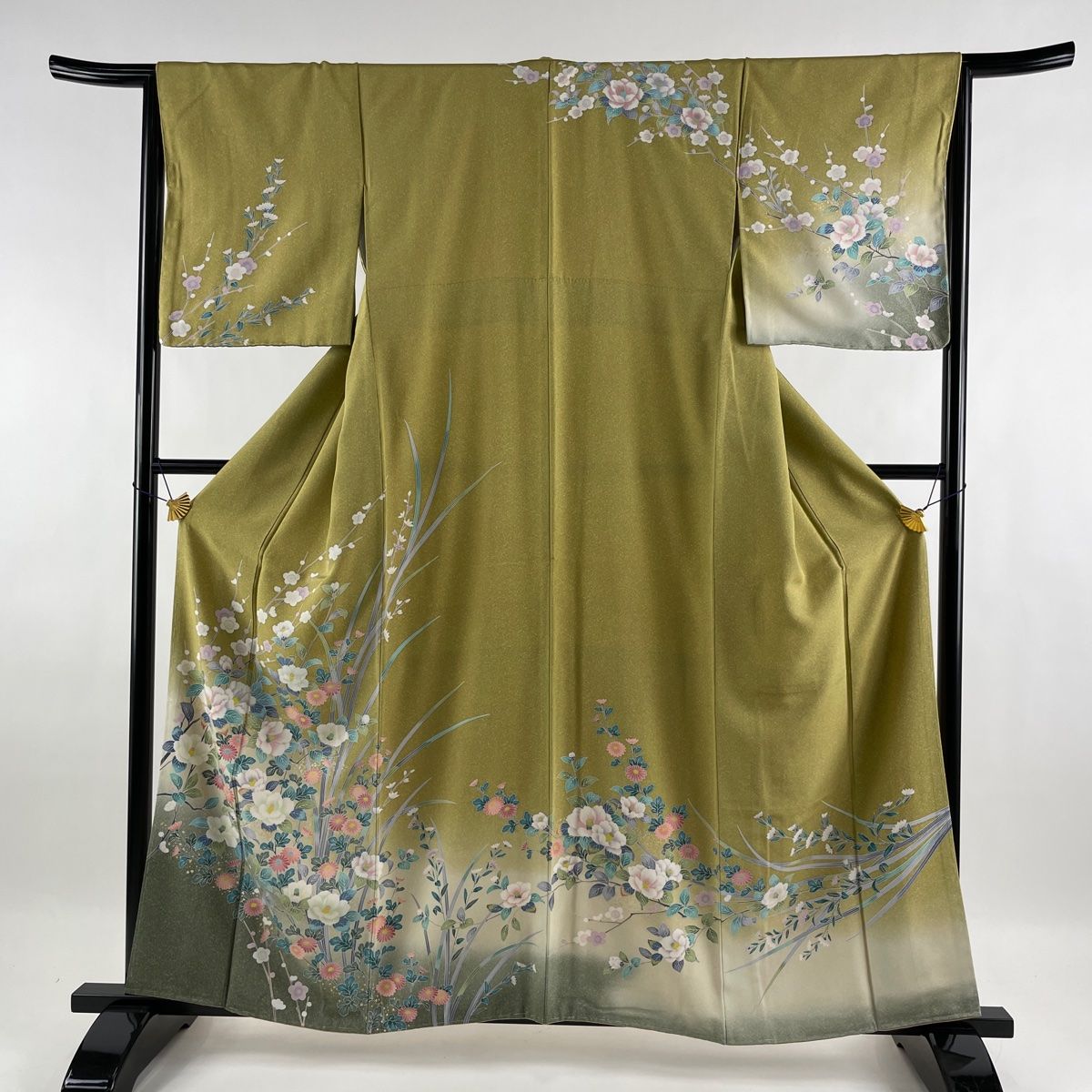 訪問着 身丈159.5cm 裄丈65cm 正絹 美品 名品-