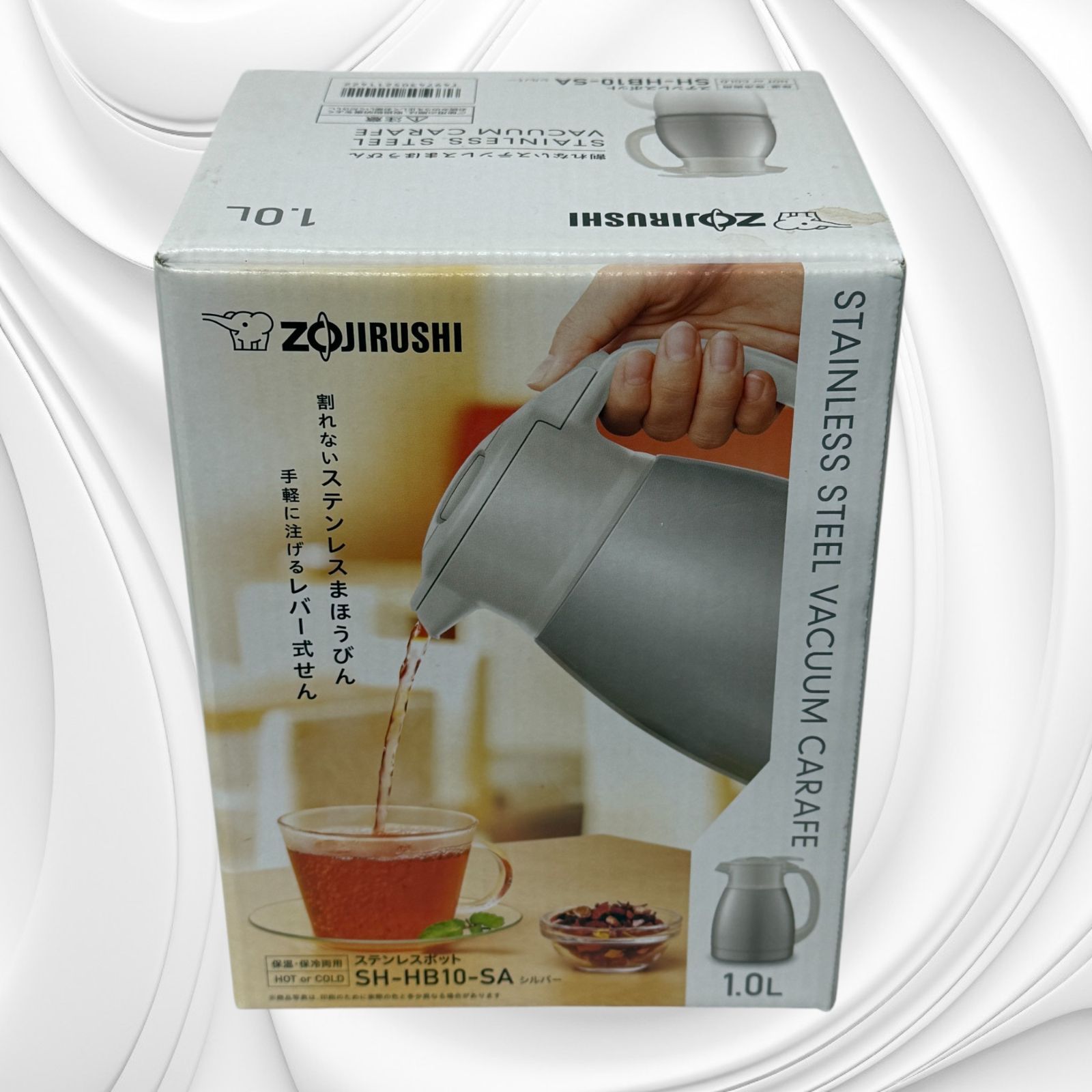 キッチン・食器 【未使用品】ZOJIRUSHI ステンレスポット 1L SH-HB10 