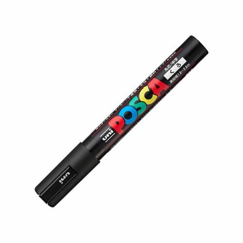 まとめ 三菱鉛筆 水性ペン ポスカ 中字 黒 PC5M-24 ×30セット