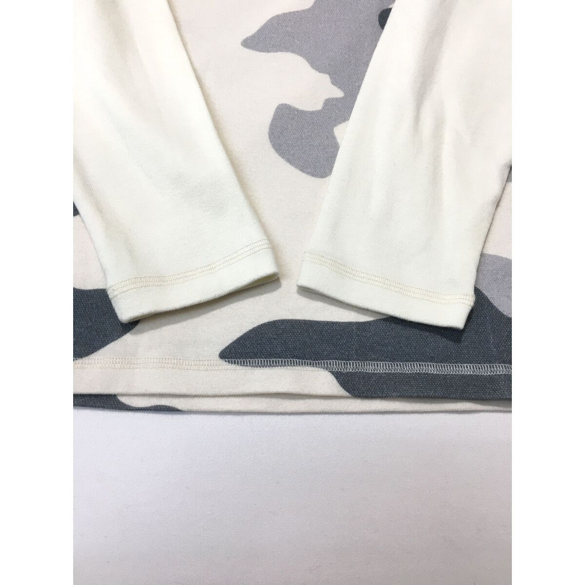 Admiral - coco 中古 アドミラルゴルフ Admiral Golf メンズ 長袖シャツ L 白×グレー タートルネック カモフラ coco 中古 アドミラルゴルフ Admiral Golf メンズ 長袖シャツ L