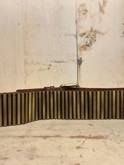 CELINE 真鍮バレットチェーン ブラウンレザーベルト ♪CELINE 真鍮バレットチェーン ブラウンレザーベルト - メルカリ