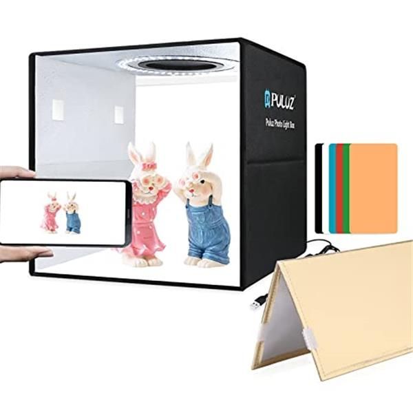 撮影ボックス 30cm 撮影ブース 折りたたみ、DUCLUS Light Box 簡易スタジオ 写真撮る箱 キット 調光可能な112個のLEDラ