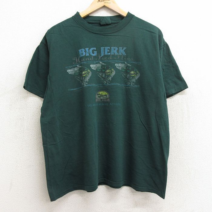 XL/古着 半袖 ビンテージ Tシャツ メンズ 90s 虫 BIG JERK クルー