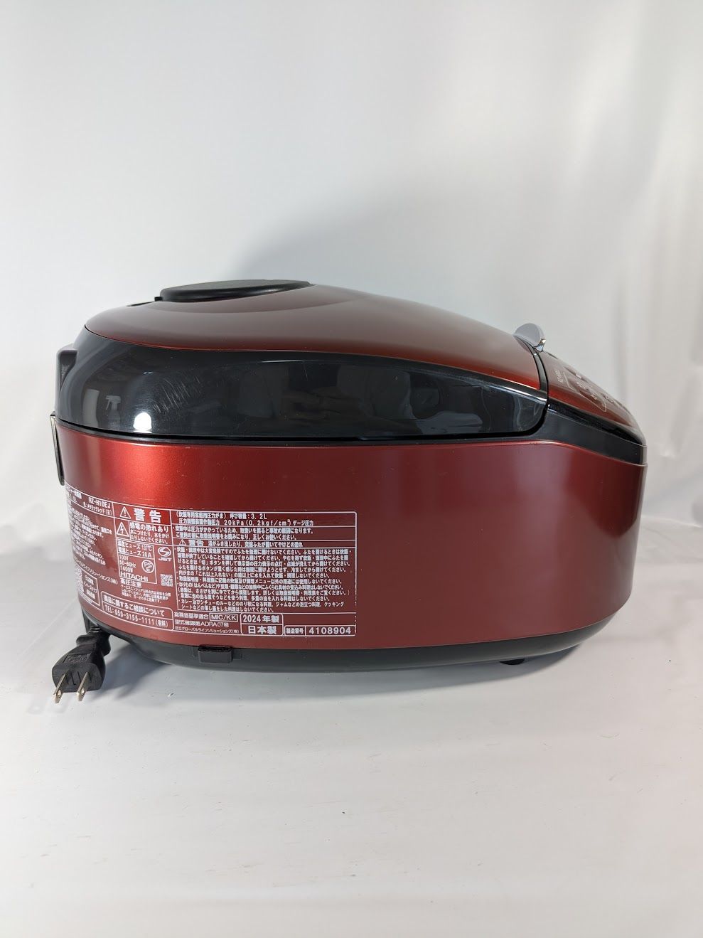 1087 日立 HITACHI RZ-H10EJ R 炊飯器 5.5合 圧力IH メタリックレッド 