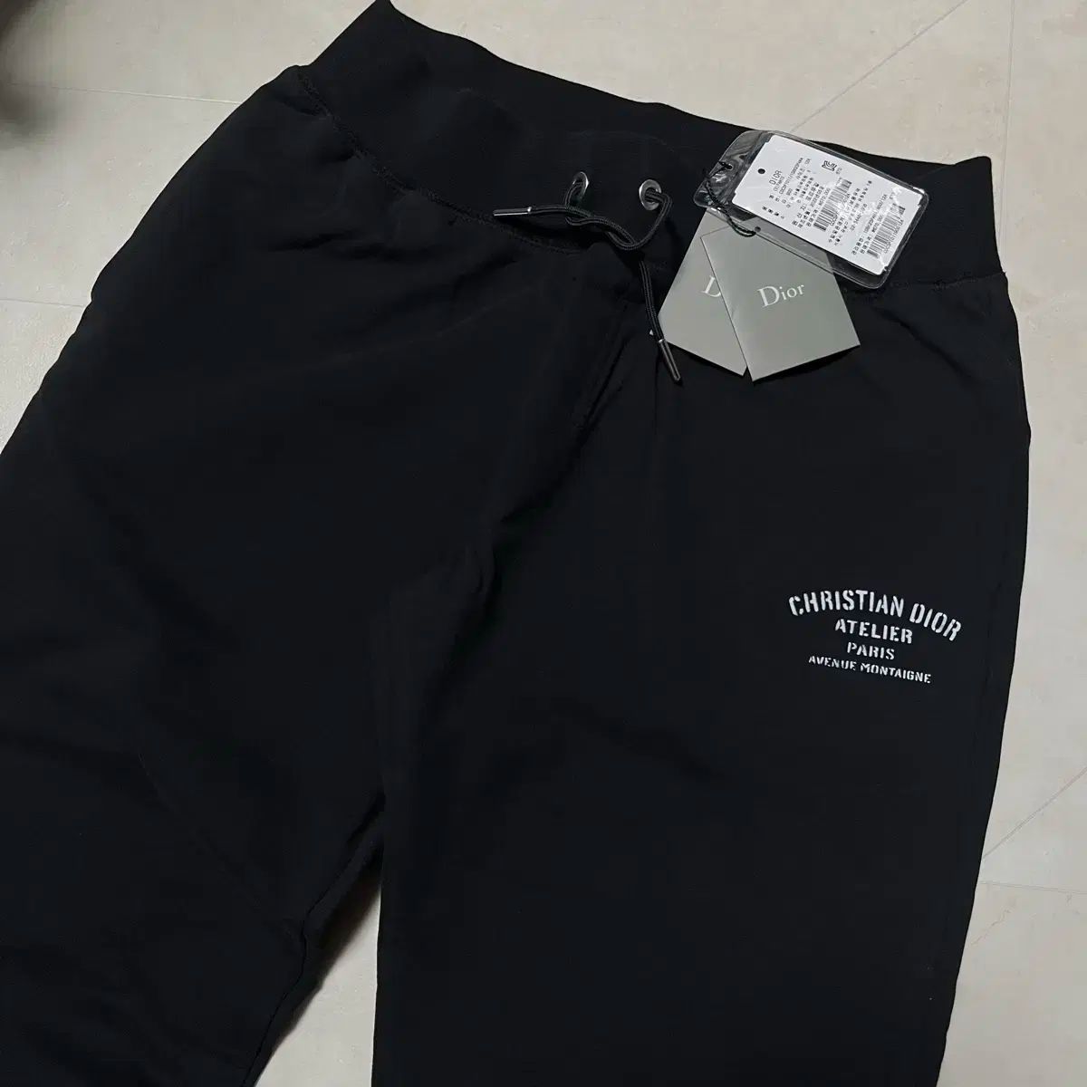 ディオール ロゴ スウェット ジョガーパンツ ネイビー