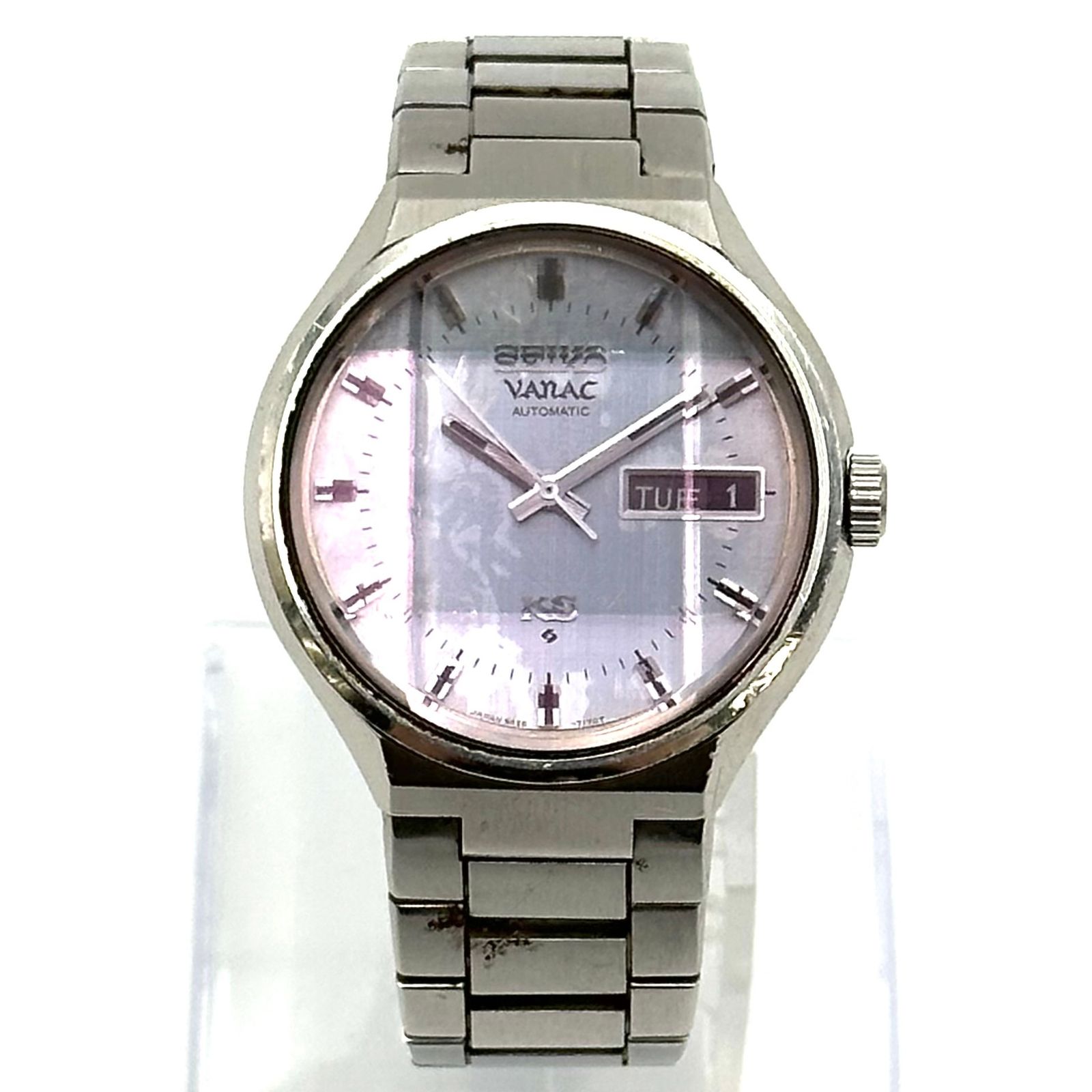 SEIKO セイコー 5626-7210 キングセイコー バナック デイデイト 紫文字盤 AT 自動巻き 発電 腕時計 メンズ ウォッチ - メルカリ