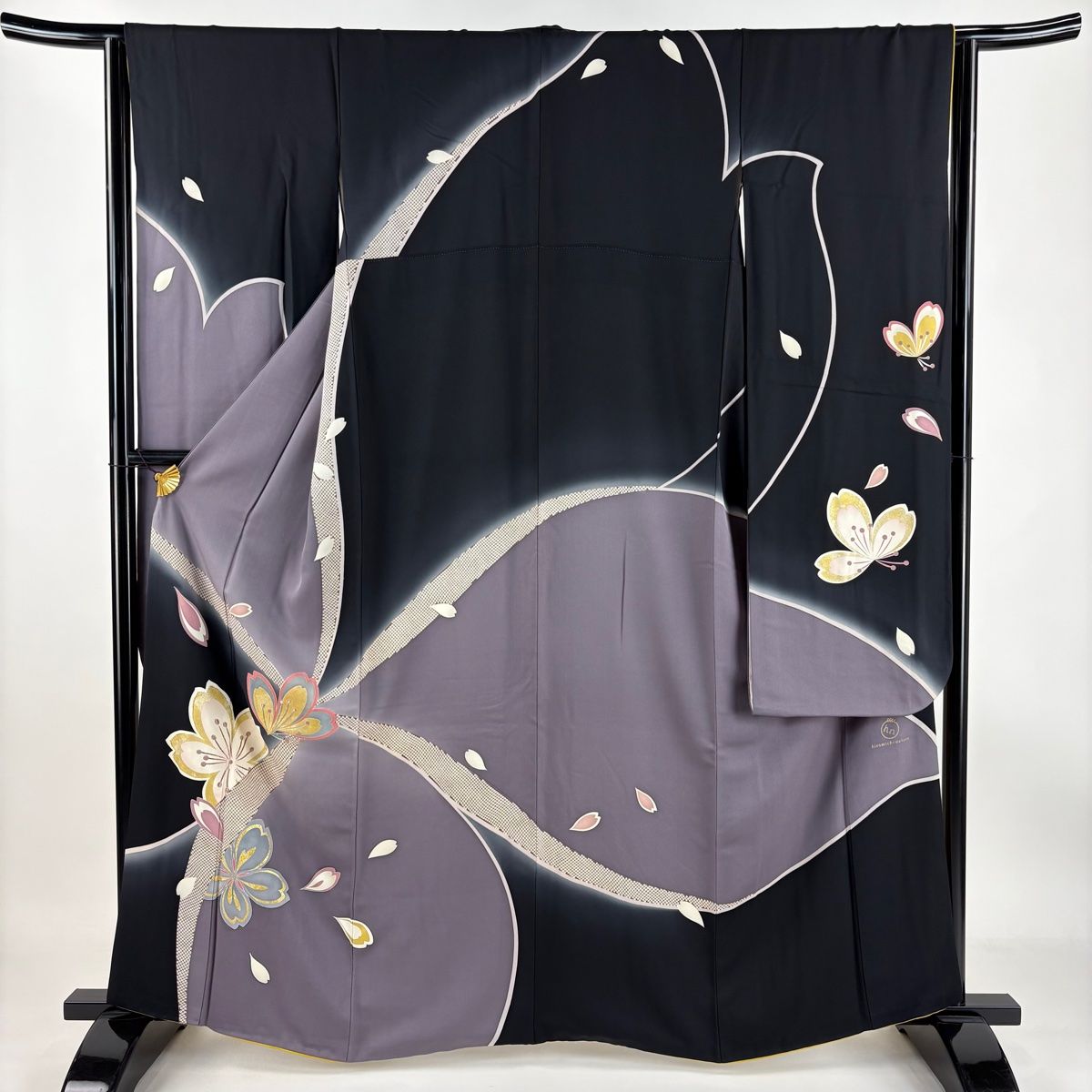 市場】振袖 身丈163.5cm 裄丈63.5cm S 袷 Hiromichi nakano 落款あり