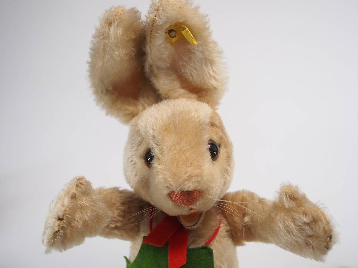 シュタイフ☆Ossili Rabbit 30cm オールID完品☆STEIFF - アンティーク