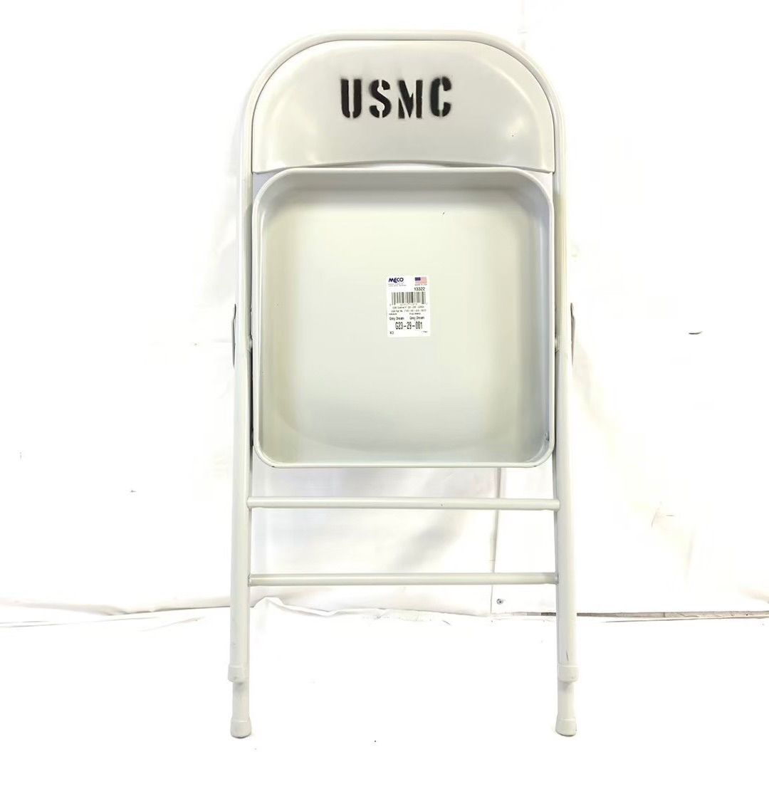 アメリカ家具】☆未使用品 MECO 折り畳みイス USMC オフィス パイプ椅子 1脚 米軍放出品 (160)☆ - メルカリ