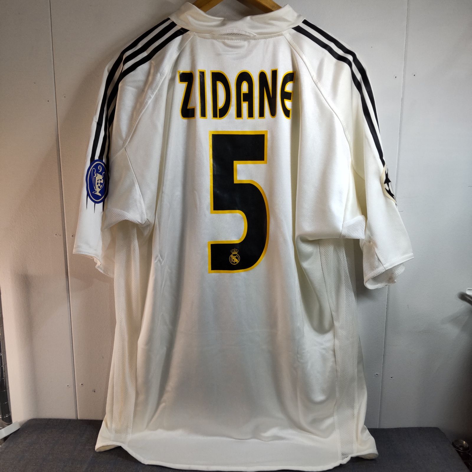 激レア】adidas レアルマドリードユニフォームジダンゲームシャツ