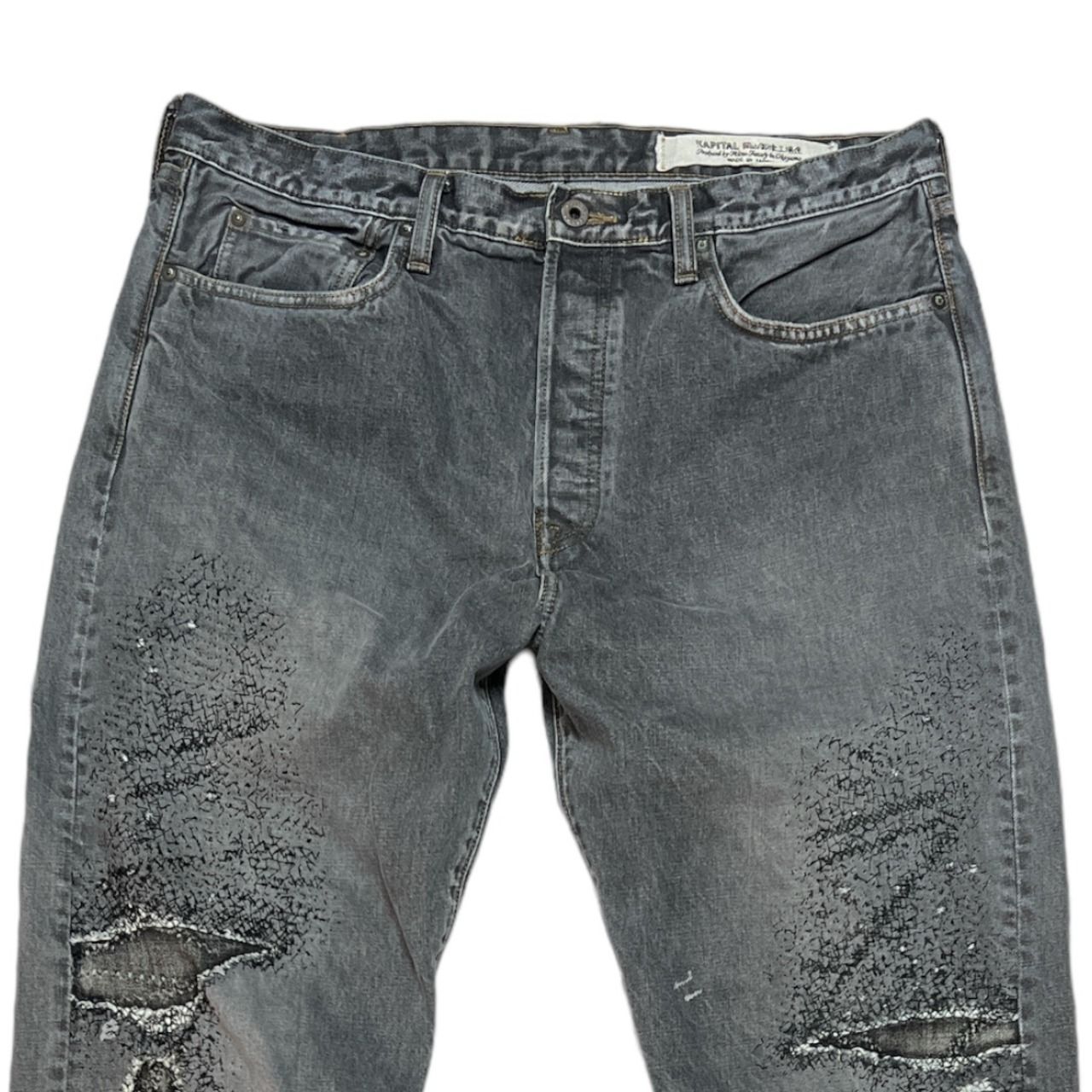 スビ Ksubi トラビススコット ダメージ ブラックデニム