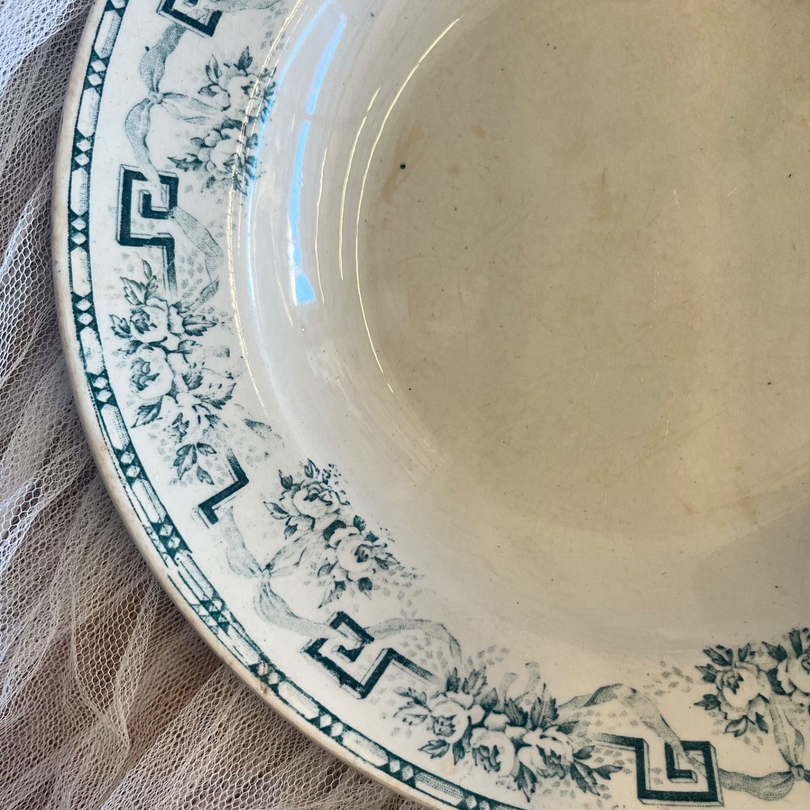 フランスアンティーク皿 ムーランデルー - メルカリ