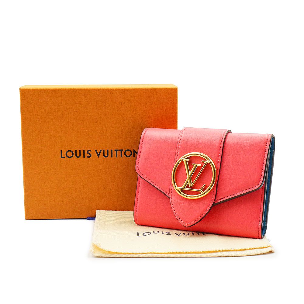 ルイ ヴィトン ポルトフォイユ LV ポンヌフ コンパクト 三つ折り財布  