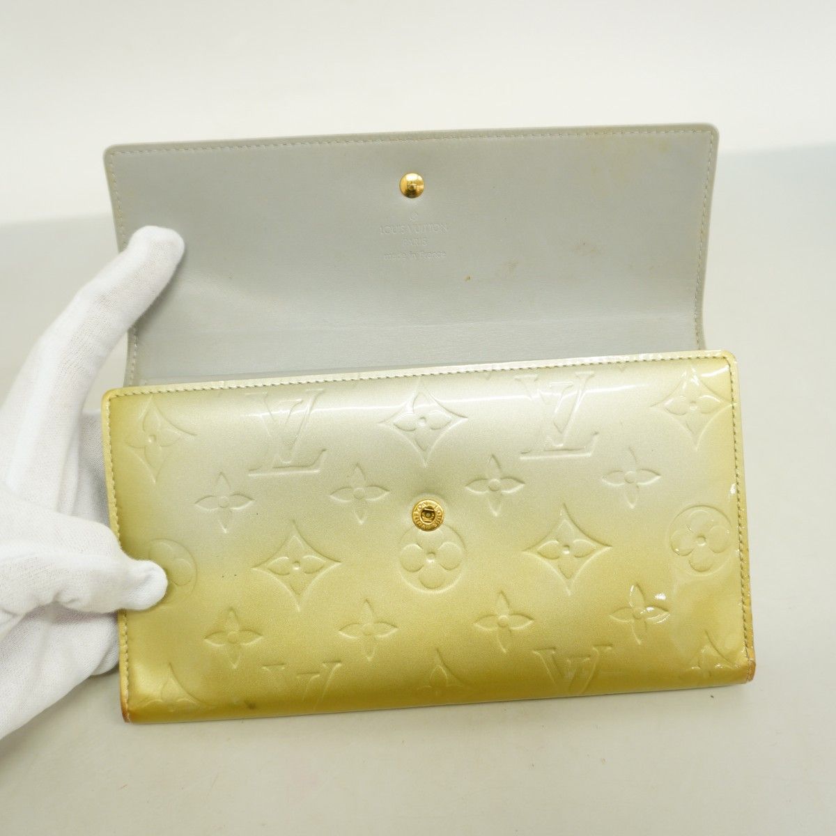 ルイ・ヴィトン 訳あり ルイヴィトン 長財布 モノグラム ヴェルニ