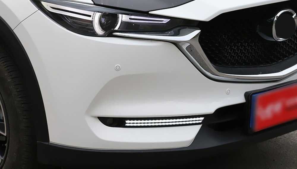 優れた♪マツダ CX-8 KG系 専用 LED 流れる ステップガーニッシュ スカッフプレート ホワイト 4PCS CX-8 KG系 LED シーケンシャル 流れるウインカー デイライトキット