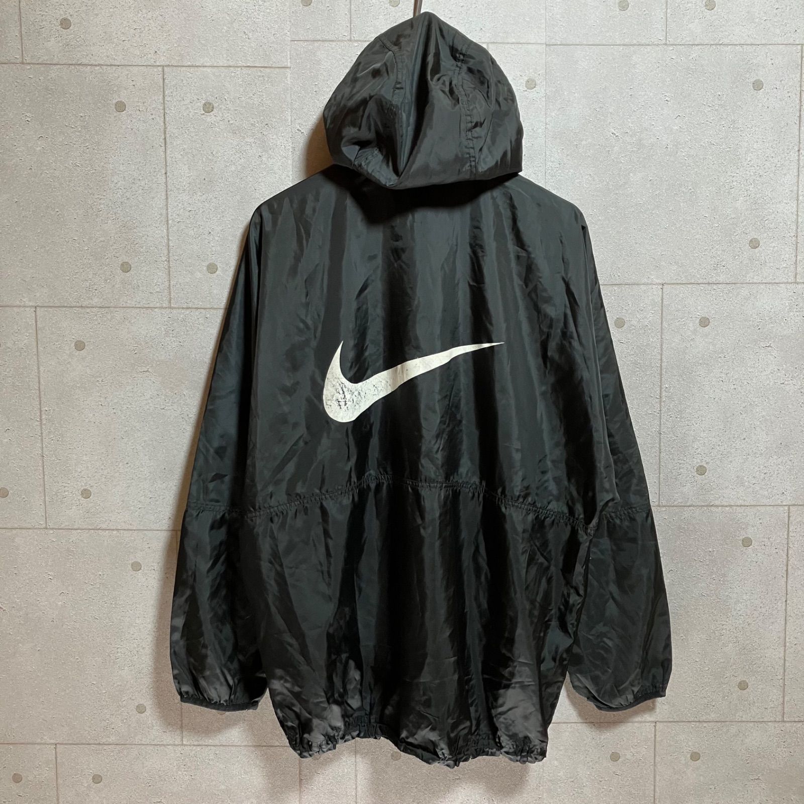 Nike ハーフジップ ウィンドブレーカー　アノラック 90s ヴィンテージ NIKE ナイキ スウォッシュ ハーフジップ