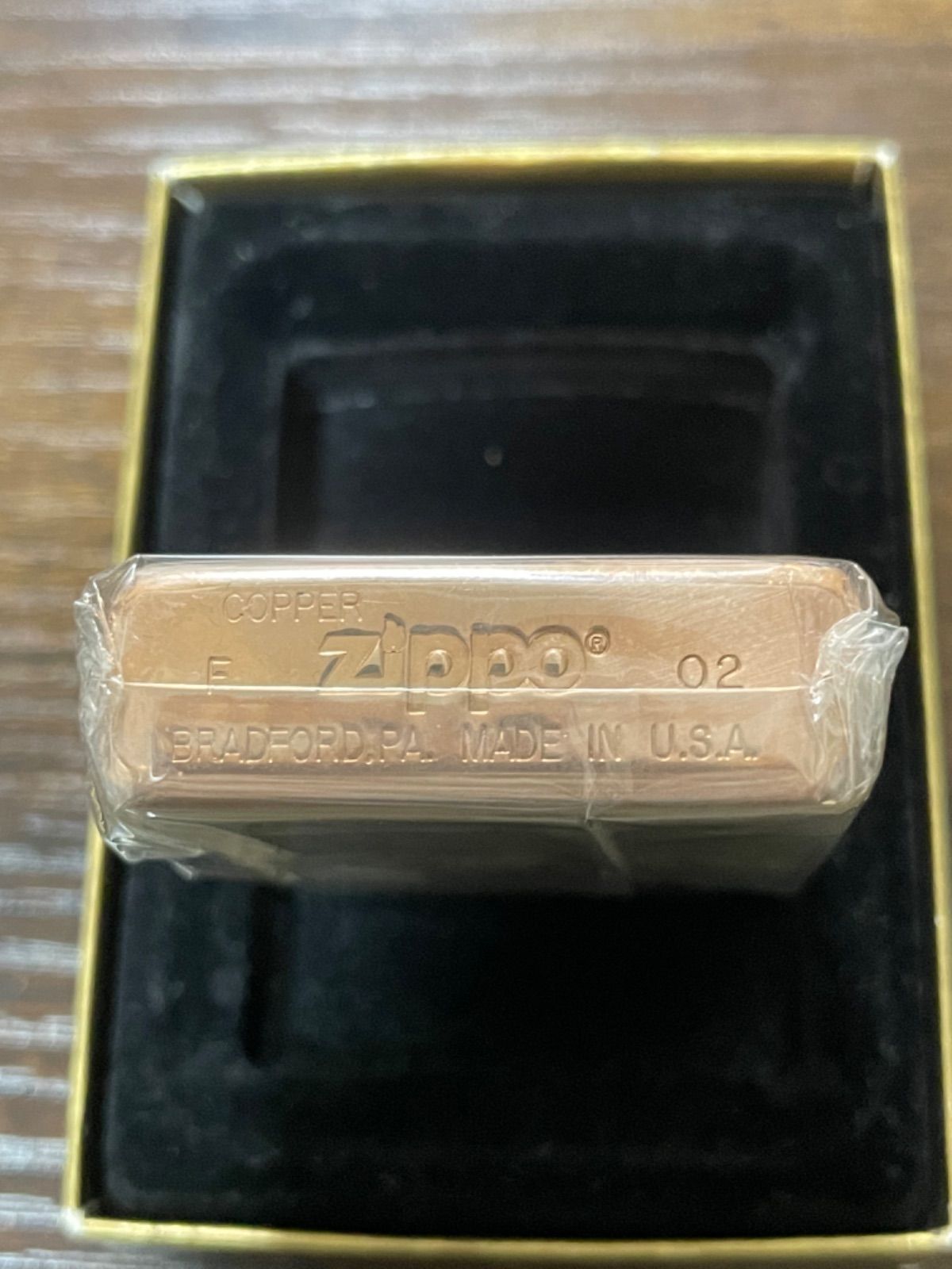 zippo Solid Copper Hand Finished 5面特殊刻印 ソリッド コッパー
