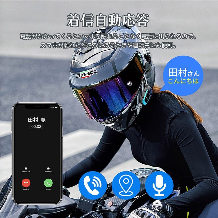聴きトーク バイク用インカム