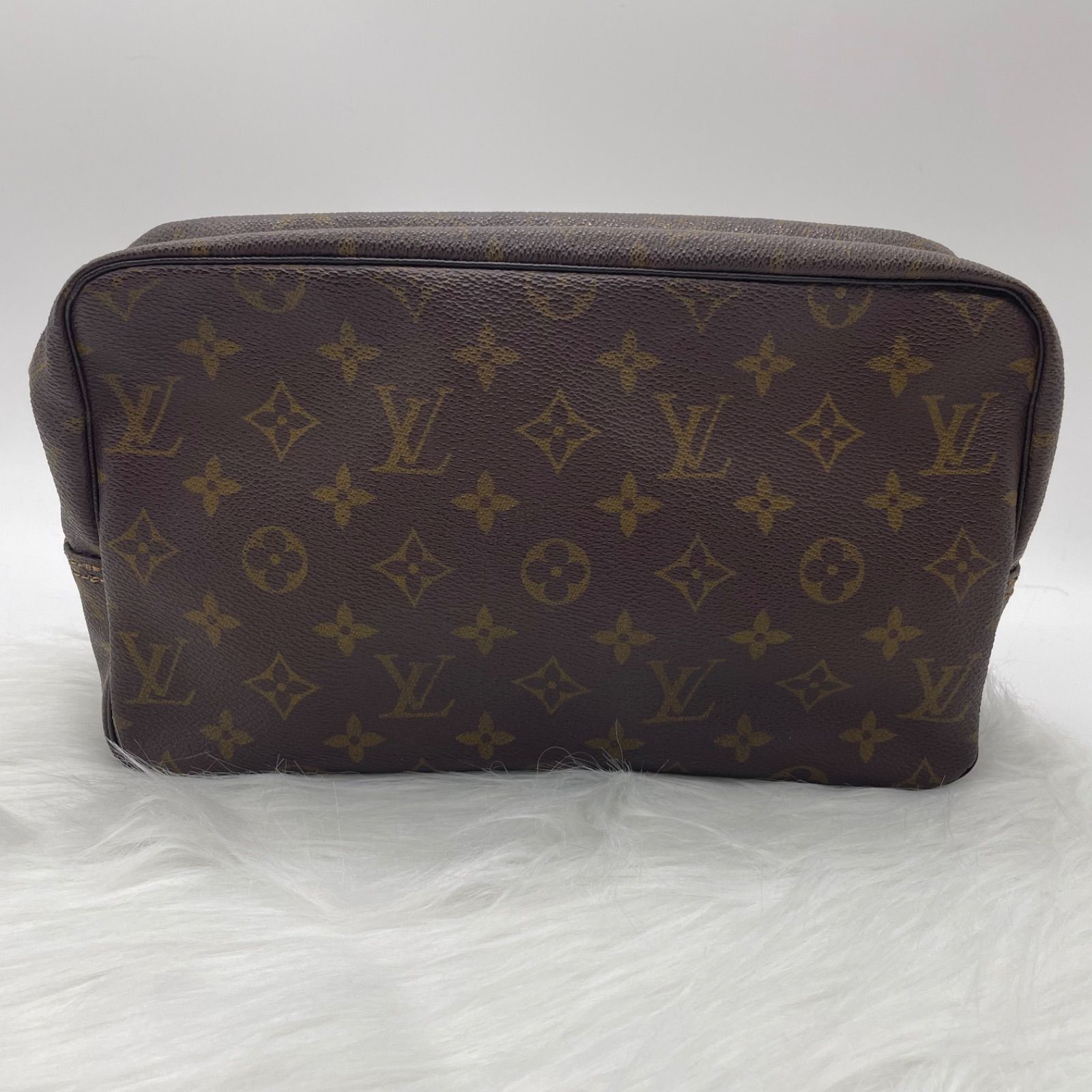 LOUIS VUITTON ヴィトン モノグラム トゥルーストワレット 化粧ポーチバッグ - メルカリ