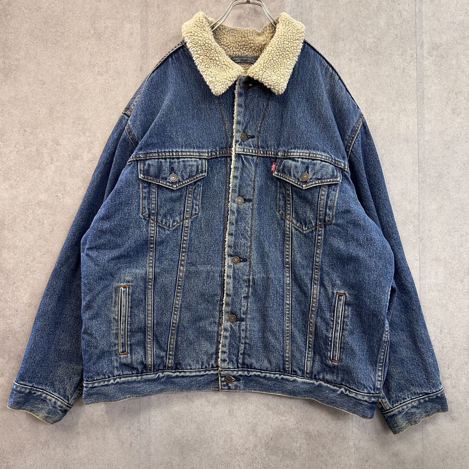 リーバイス　Ｇジャン　70520　Ｍ　ボア　デニムジャケット　メンズ　levis Levi's リーバイス 70520 ボアジャケット デニムジャケット G