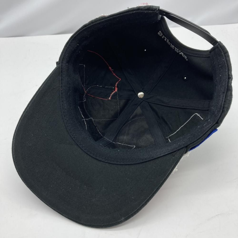 中古】SUPREME 25ss Patech 6-panel キャップ ブラック △カスタム品