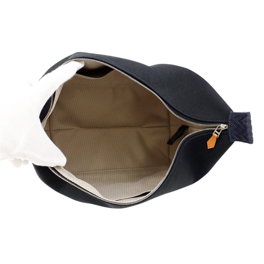 エルメス ポーチ ブリッド・ア・ブラックGM ジグザグ ブラック