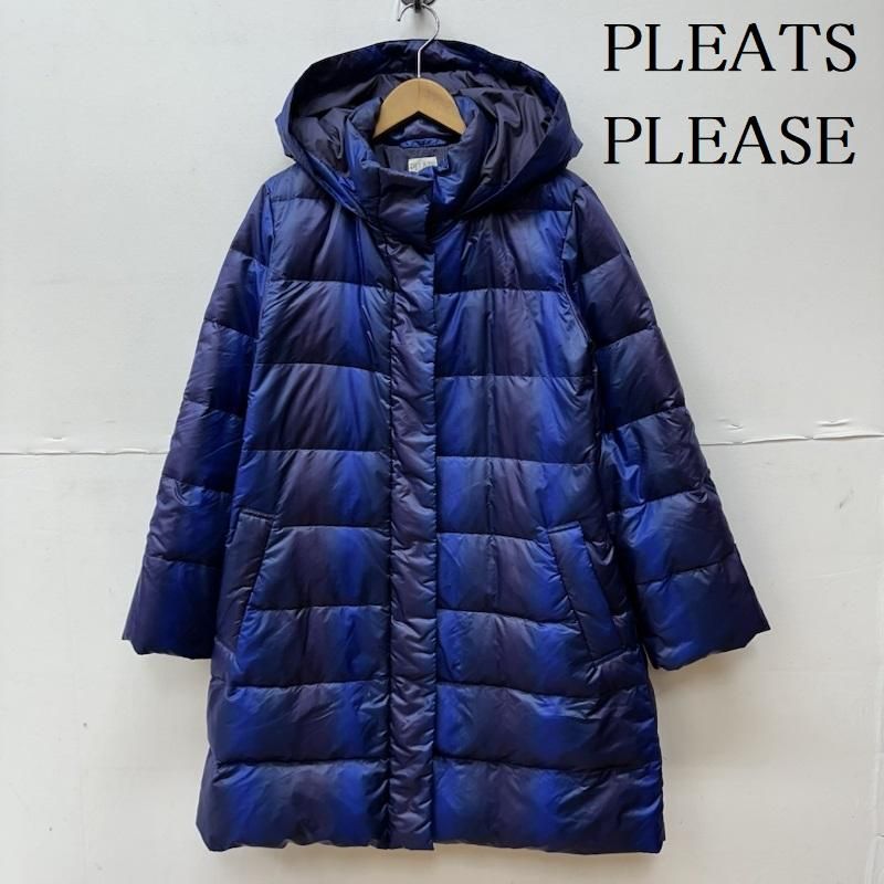 PLEATS PLEASE ISSEY MIYAKE プリーツプリーズイッセイミヤケ コート ダウンコート 09AW グラデーション ダウン コート  PP94-ZA891 - メルカリ