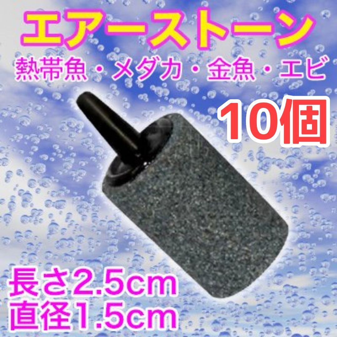 エアーストーン 20個 細かい泡 ✨ 水槽 熱帯魚 シュリンプ 水草 - 魚用品