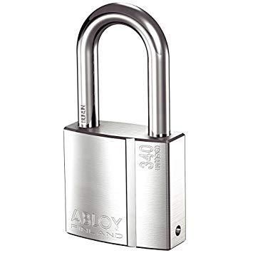 南京錠 PL340N-50 PADLOCK クロームメッキ ABLOY アブロイ 施設 現場 セキュリティ 防犯 カギ 鍵