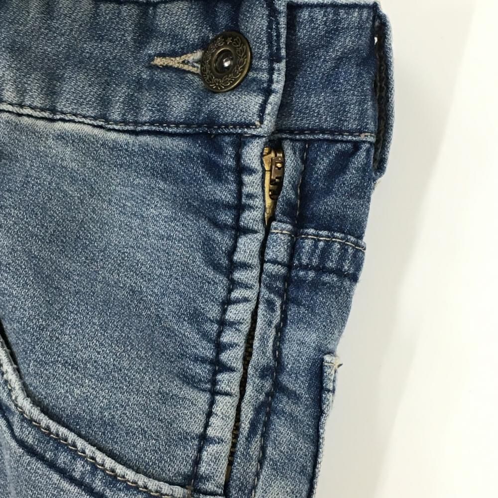 新品】ムータ サロペット ライトブルー デニム ハートワッペン