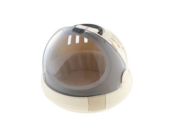 コロル おでかけネコベッド M ベージュ 猫用 普段使いのベッドがそのまま外に持ち出せるキャリーに Richell