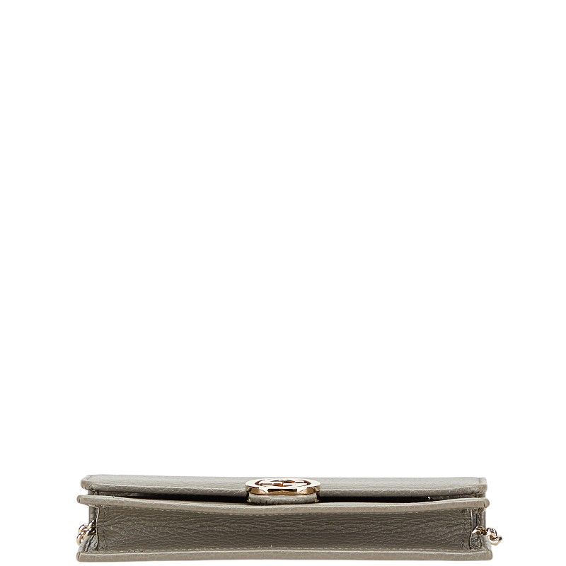 グッチ インターロッキングG チェーンウォレット ショルダーバッグ  