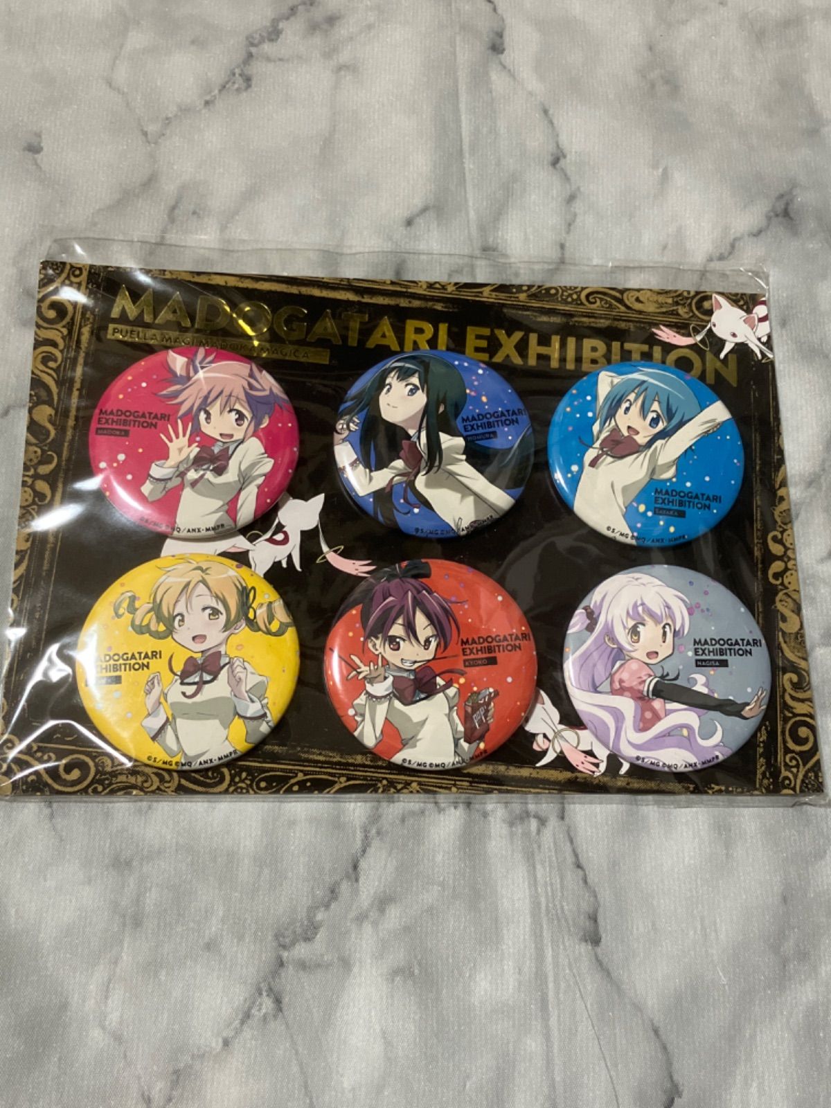 魔法少女まどか マギカ 缶バッジ 6個セット MADOGATARI展 特典 まど